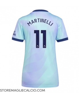 Arsenal Gabriel Martinelli #11 Maglia Gara Terza Repliche 2024-25 Donna